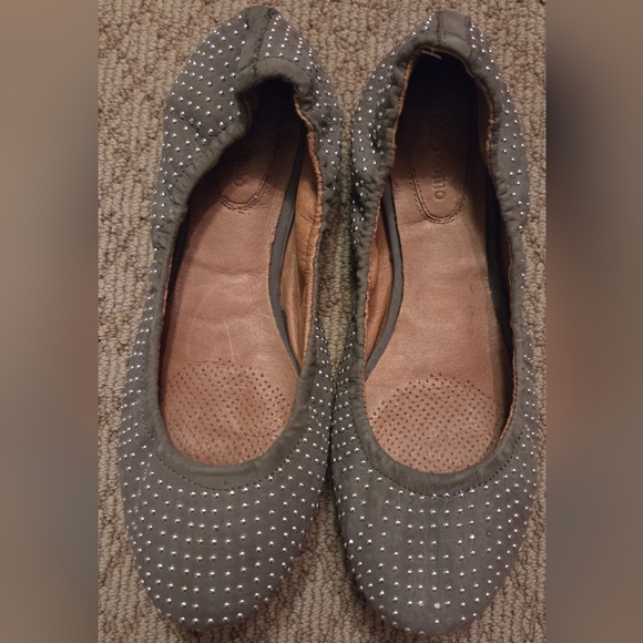 Corso Como Shoes - Corso Como Taupe Studded Ballet Flats | Size 9.5 (Fits Like 9)